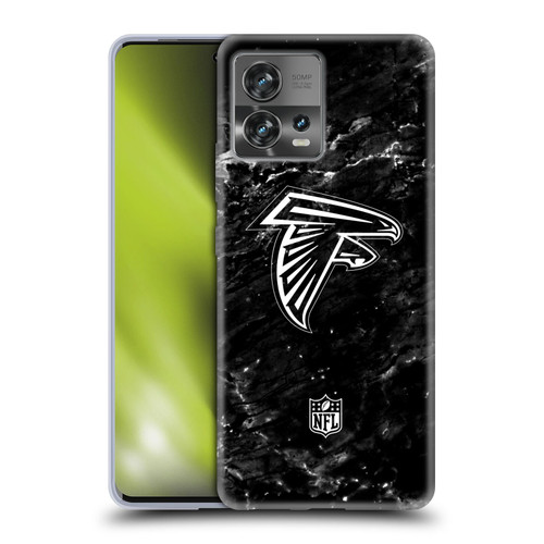 NFL Atlanta Falcons Artwork Marble Soft Gel Case for Motorola Moto Edge 30 Fusion