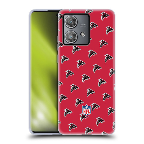NFL Atlanta Falcons Artwork Patterns Soft Gel Case for Motorola Edge 40 Neo 5G