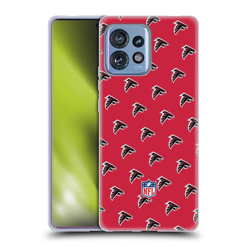 NFL Atlanta Falcons Artwork Patterns Soft Gel Case for Motorola Moto Edge 40 Pro