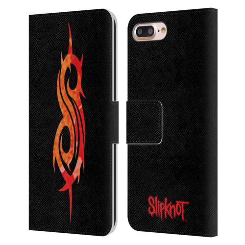 Slipknot Key Art Tribal Leather Book Wallet Case Cover For Apple iPhone 7 Plus / iPhone 8 Plus