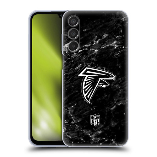 NFL Atlanta Falcons Artwork Marble Soft Gel Case for Samsung Galaxy M15/F15 5G