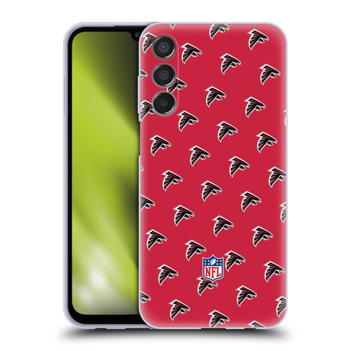 NFL Atlanta Falcons Artwork Patterns Soft Gel Case for Samsung Galaxy M15/F15 5G