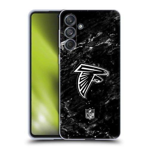 NFL Atlanta Falcons Artwork Marble Soft Gel Case for Samsung Galaxy M55 5G