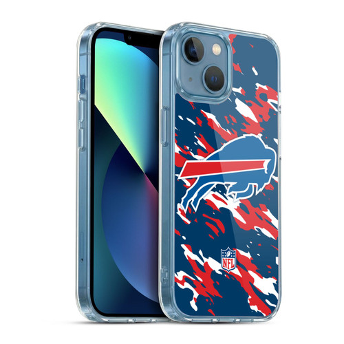 NFL Buffalo Bills Logo Camou Soft Gel Case for Apple iPhone 13 Mini