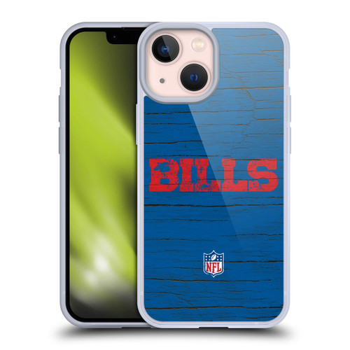 NFL Buffalo Bills Logo Distressed Look Soft Gel Case for Apple iPhone 13 Mini