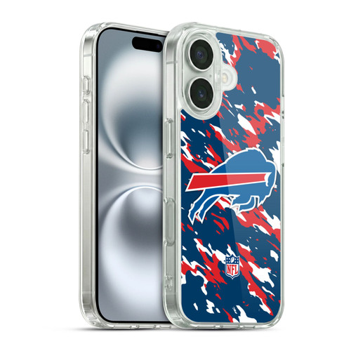 NFL Buffalo Bills Logo Camou Soft Gel Case for Apple iPhone 16