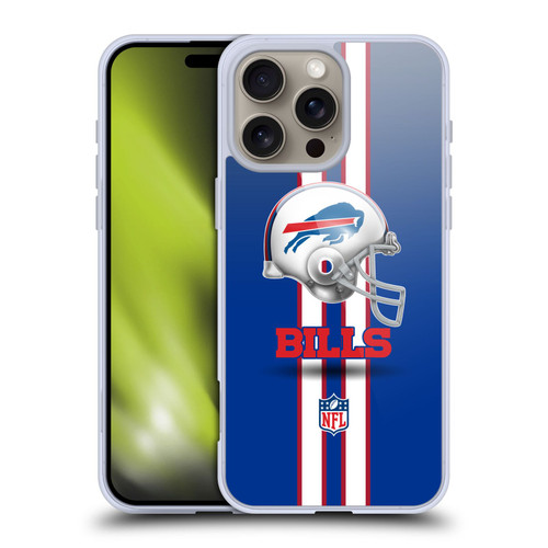 NFL Buffalo Bills Logo Helmet Soft Gel Case for Apple iPhone 16 Pro Max