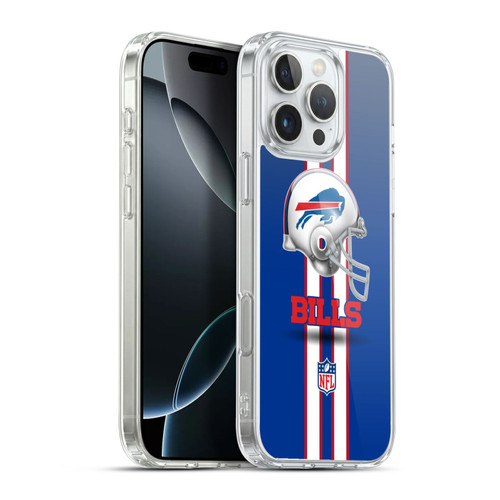 NFL Buffalo Bills Logo Helmet Soft Gel Case for Apple iPhone 16 Pro Max