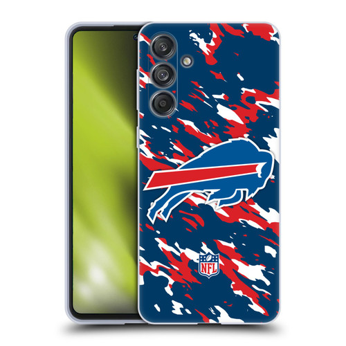 NFL Buffalo Bills Logo Camou Soft Gel Case for Samsung Galaxy M55 5G