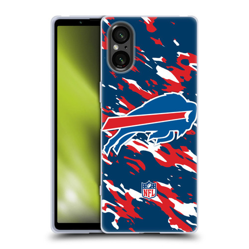 NFL Buffalo Bills Logo Camou Soft Gel Case for Sony Xperia 5 V 5G