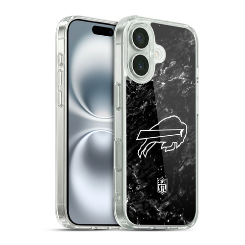 NFL Buffalo Bills Artwork Marble Soft Gel Case for Apple iPhone 16