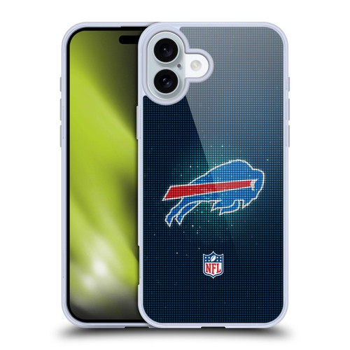 NFL Buffalo Bills Artwork LED Soft Gel Case for Apple iPhone 16 Plus