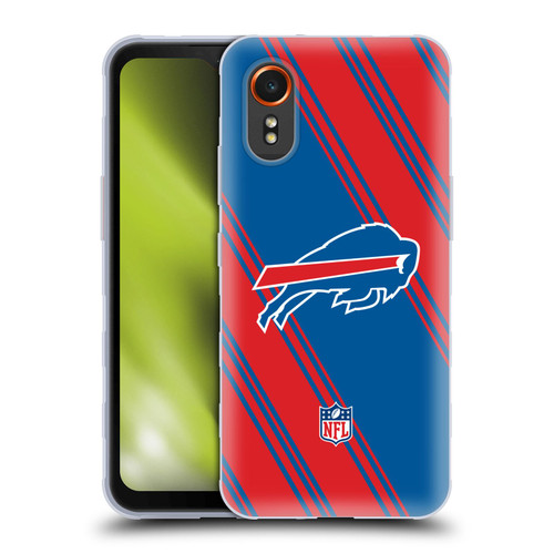 NFL Buffalo Bills Artwork Stripes Soft Gel Case for Samsung Galaxy Xcover7 5G