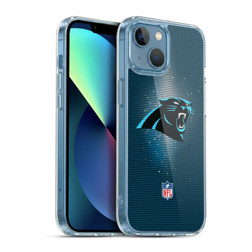NFL Carolina Panthers Artwork LED Soft Gel Case for Apple iPhone 13 Mini & MagSafe