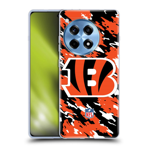 NFL Cincinnati Bengals Logo Camou Soft Gel Case for OPPO OnePlus Ace 3 5G