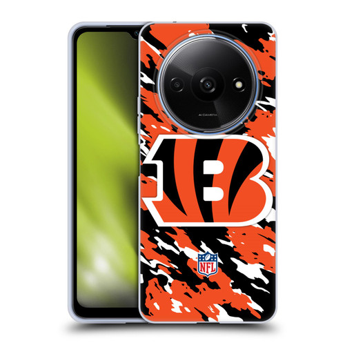 NFL Cincinnati Bengals Logo Camou Soft Gel Case for Xiaomi Redmi A3