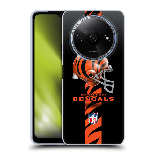 NFL Cincinnati Bengals Logo Helmet Soft Gel Case for Xiaomi Redmi A3