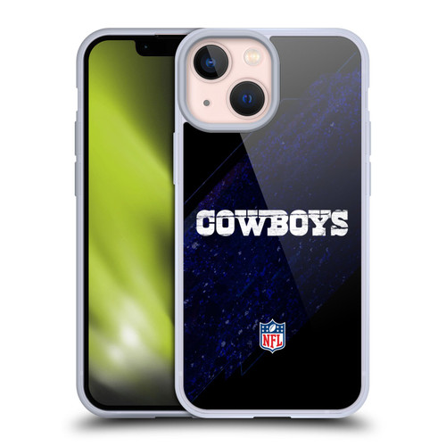 NFL Dallas Cowboys Logo Blur Soft Gel Case for Apple iPhone 13 Mini