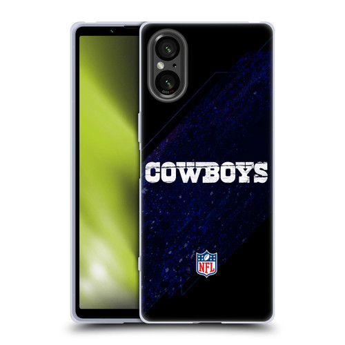 NFL Dallas Cowboys Logo Blur Soft Gel Case for Sony Xperia 5 V 5G