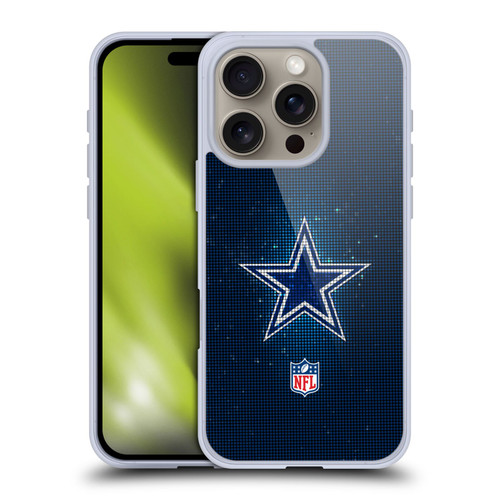 NFL Dallas Cowboys Artwork LED Soft Gel Case for Apple iPhone 16 Pro