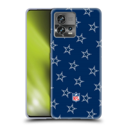 NFL Dallas Cowboys Artwork Patterns Soft Gel Case for Motorola Moto Edge 30 Fusion