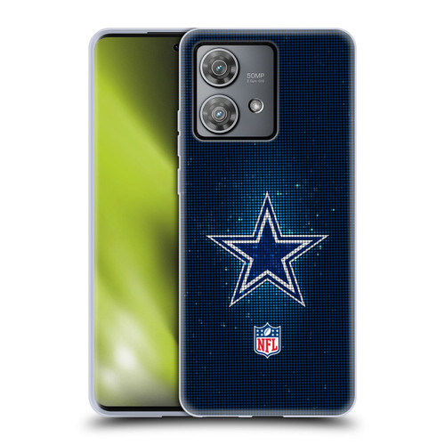 NFL Dallas Cowboys Artwork LED Soft Gel Case for Motorola Edge 40 Neo 5G