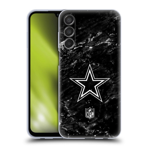 NFL Dallas Cowboys Artwork Marble Soft Gel Case for Samsung Galaxy M15/F15 5G