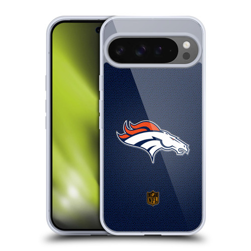 NFL Denver Broncos Logo Football Soft Gel Case for Google Pixel 9 Pro XL