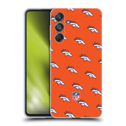 NFL Denver Broncos Artwork Patterns Soft Gel Case for Samsung Galaxy M55 5G
