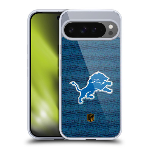 NFL Detroit Lions Logo Football Soft Gel Case for Google Pixel 9 Pro XL