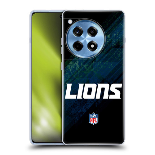 NFL Detroit Lions Logo Blur Soft Gel Case for OPPO OnePlus Ace 3 5G