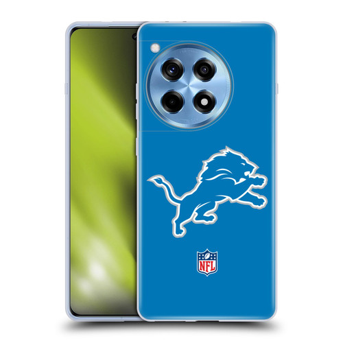 NFL Detroit Lions Logo Plain Soft Gel Case for OPPO OnePlus Ace 3 5G