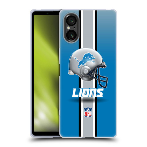 NFL Detroit Lions Logo Helmet Soft Gel Case for Sony Xperia 5 V 5G