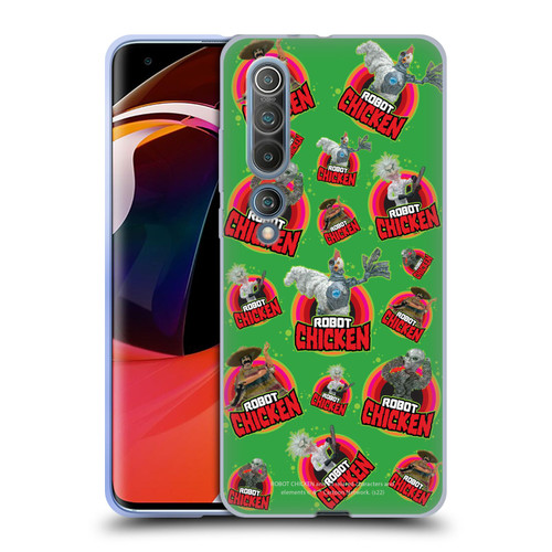 Robot Chicken Graphics Icons Soft Gel Case for Xiaomi Mi 10 5G / Mi 10 Pro 5G