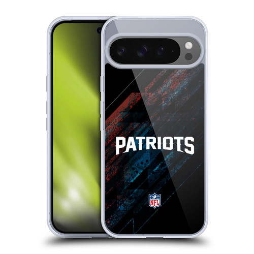 NFL New England Patriots Logo Blur Soft Gel Case for Google Pixel 9 Pro XL