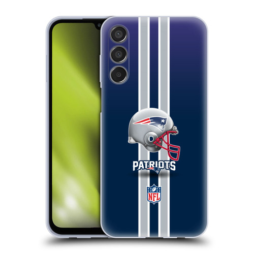 NFL New England Patriots Logo Helmet Soft Gel Case for Samsung Galaxy M15/F15 5G
