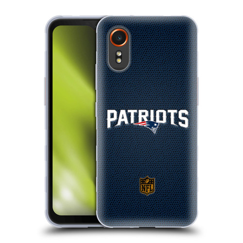 NFL New England Patriots Logo Football Soft Gel Case for Samsung Galaxy Xcover7 5G