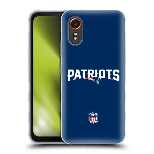 NFL New England Patriots Logo Plain Soft Gel Case for Samsung Galaxy Xcover7 5G