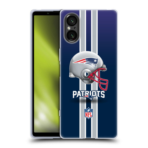 NFL New England Patriots Logo Helmet Soft Gel Case for Sony Xperia 5 V 5G