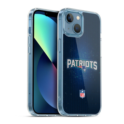 NFL New England Patriots Artwork LED Soft Gel Case for Apple iPhone 13 Mini