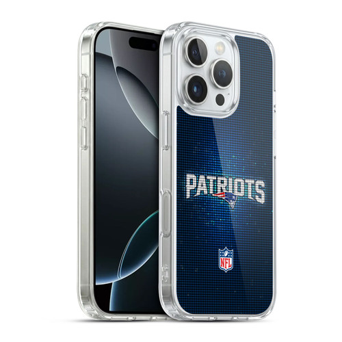 NFL New England Patriots Artwork LED Soft Gel Case for Apple iPhone 16 Pro