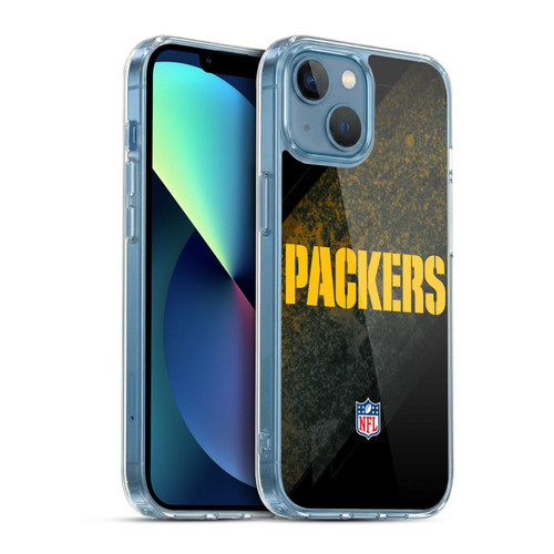 NFL Green Bay Packers Logo Blur Soft Gel Case for Apple iPhone 13 Mini & MagSafe