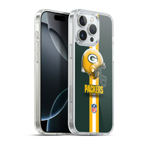 NFL Green Bay Packers Logo Helmet Soft Gel Case for Apple iPhone 16 Pro Max & MagSafe