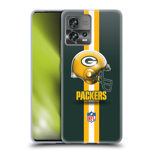 NFL Green Bay Packers Logo Helmet Soft Gel Case for Motorola Moto Edge 30 Fusion