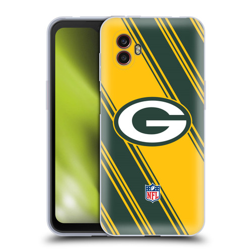 NFL Green Bay Packers Artwork Stripes Soft Gel Case for Samsung Galaxy Xcover6 Pro/Pro2
