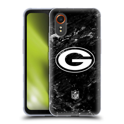 NFL Green Bay Packers Artwork Marble Soft Gel Case for Samsung Galaxy Xcover7 5G