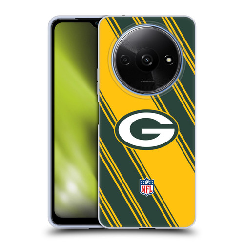 NFL Green Bay Packers Artwork Stripes Soft Gel Case for Xiaomi Redmi A3