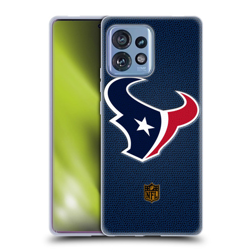 NFL Houston Texans Logo Football Soft Gel Case for Motorola Moto Edge 40 Pro