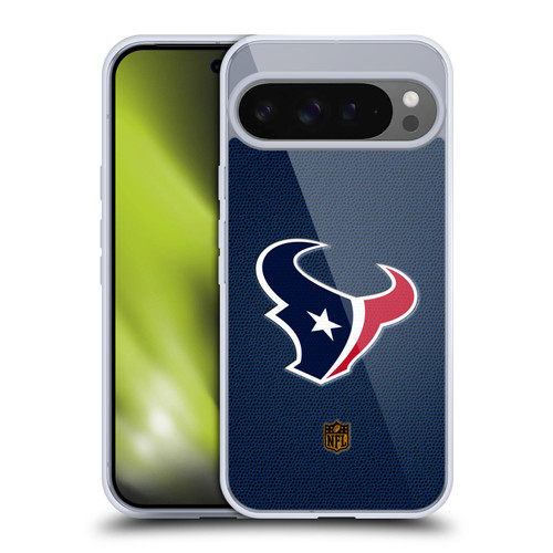 NFL Houston Texans Logo Football Soft Gel Case for Google Pixel 9 Pro XL