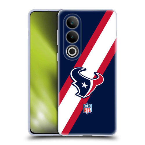 NFL Houston Texans Logo Stripes Soft Gel Case for OPPO OnePlus Ace 3V 5G
